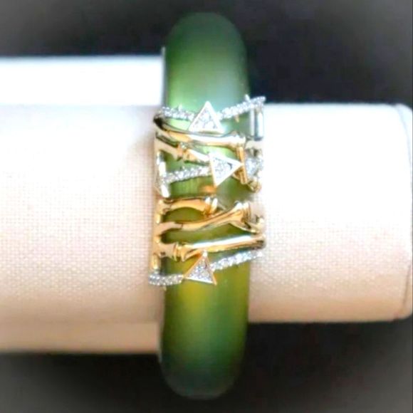 ALEXIS BITTAR HINGED CUFF!!! NWOT!!!  PRICE FIRM!!! - Picture 2 of 2